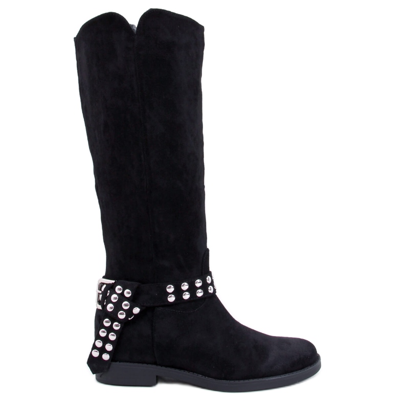 Brews Botas de ante mujer negras negro