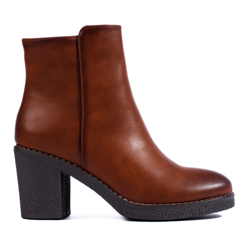 SHELOVET Botines marrones clásicos marrón SHELOVET Botines marrones clásicos marrón