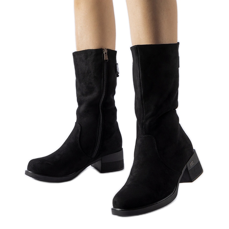 Botas Croquetaigne cortas aislantes negras negro Botas Croquetaigne cortas aislantes negras negro