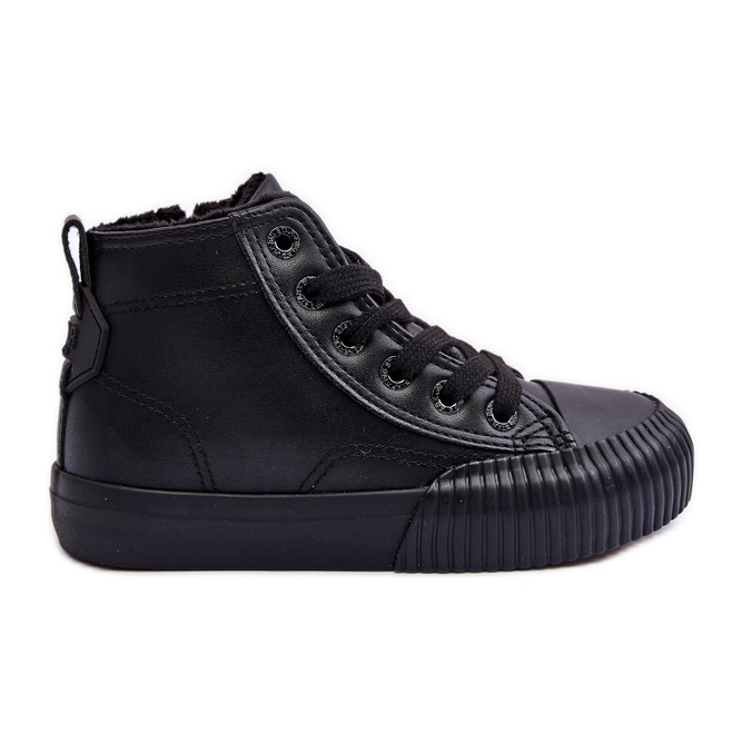 Zapatillas deportivas infantiles aislantes con cremallera Big Star MM374014 Negro