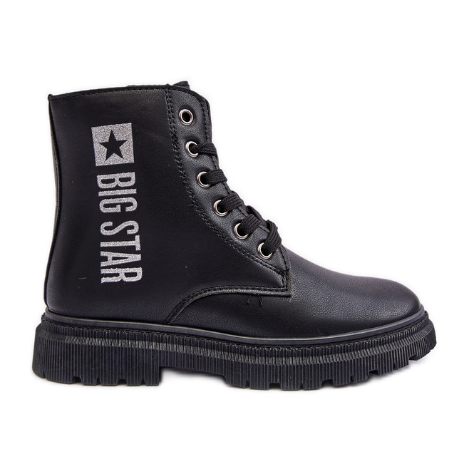 Botas Cálidas Infantiles de Piel Big Star MM374152 Negro