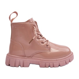 Botas Infantiles Charol Aislante Big Star MM374144 Rosa