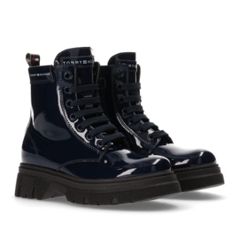 Tommy Hilfiger Botín con cordones Azul Mujer T4A5-33040-0775800-800 negro