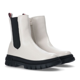 Botines Tommy Hilfiger Bootie Marfil T3A5-33058-1355101-101 beige