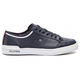 Tommy Hilfiger Core Corporate Leather Sneaker M Zapatos FM0FM00552-403 azul Tommy Hilfiger Core Corporate Leather Sneaker M Zapatos FM0FM00552-403 azul