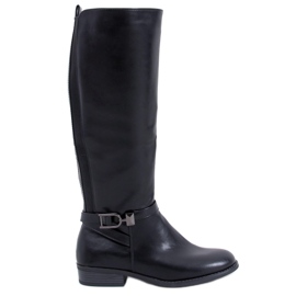 Botas plena flor mujer Jessie Black negro