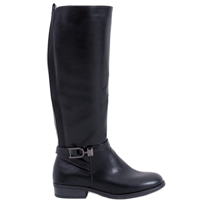 Botas plena flor mujer Jessie Black negro