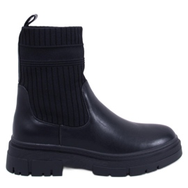 Botines con parte superior flexible Demus Black negro Botines con parte superior flexible Demus Black negro