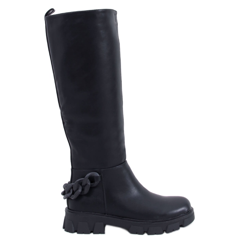 Botas de mujer con cadena Guest Negro