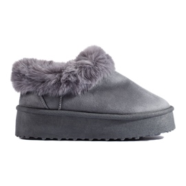 Botas de nieve bajas de mujer Shelovet gris