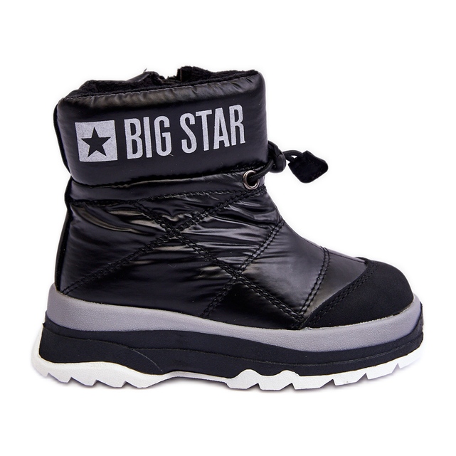 Botas De Nieve Infantiles Aislantes Y Con Cremallera Negro Big Star MM374195
