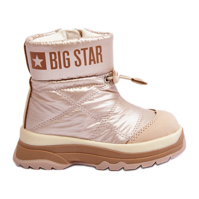Botas de Nieve Infantiles Aislantes con Cremallera Big Star MM374197 beige