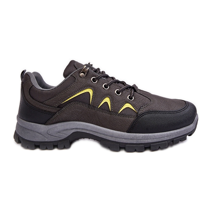 Zapatillas Deportivas Trekking Hombre Gris Ibarina
