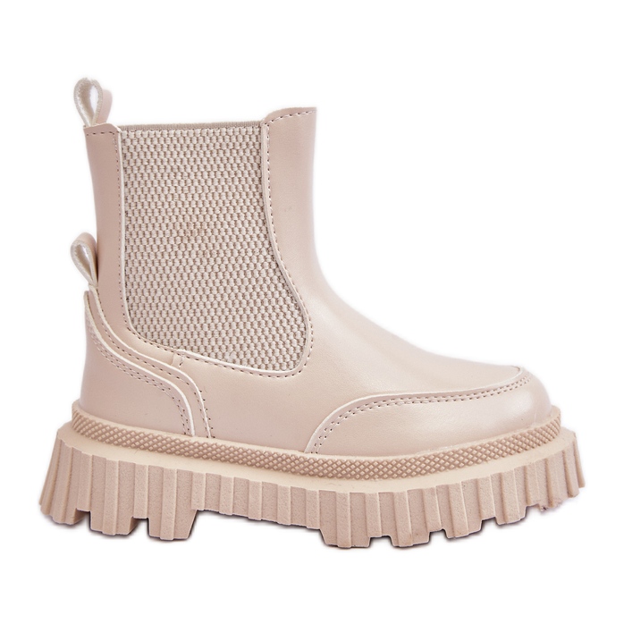 Botas Infantiles Aislante Cremallera Beige Jolynn