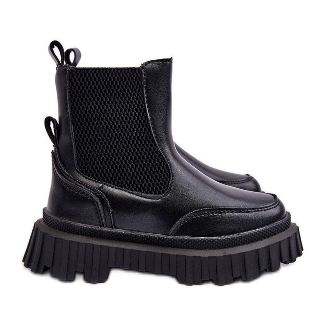 Botas Cálidas con Cremallera Infantil Negro Jolynn