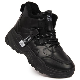 News Zapatillas de deporte con aislamiento para mujer Botas de nieve Negro