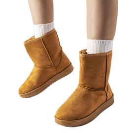 Botas de nieve Libero clásicas con aislamiento color caramelo marrón