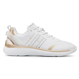Tommy Hilfiger Zapatilla ligera de punto W FW0FW05791-YBR blanco