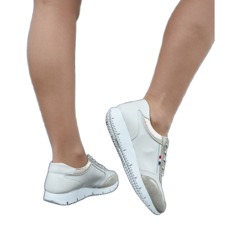 Deportivas mujer piel beige Adelfo