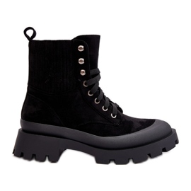 Botas Trapper para mujer con cordones Gordts negros