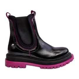 Botas Chelsea Mujer Piel Maciejka 06199 Negro