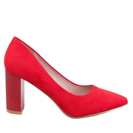 Annette Zapatos de tacón de aguja rojos