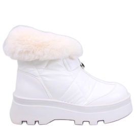 Tavaris Botas de nieve blancas con pelo. blanco