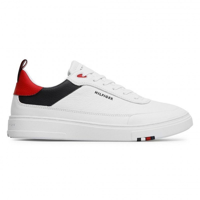Zapatos Tommy Hilfiger Modern Cupsole Leather M FM0FM03427-0GY blanco