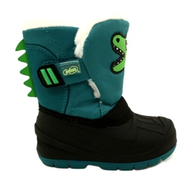 Botas de nieve infantiles befado aislantes 160X016 negro y verde