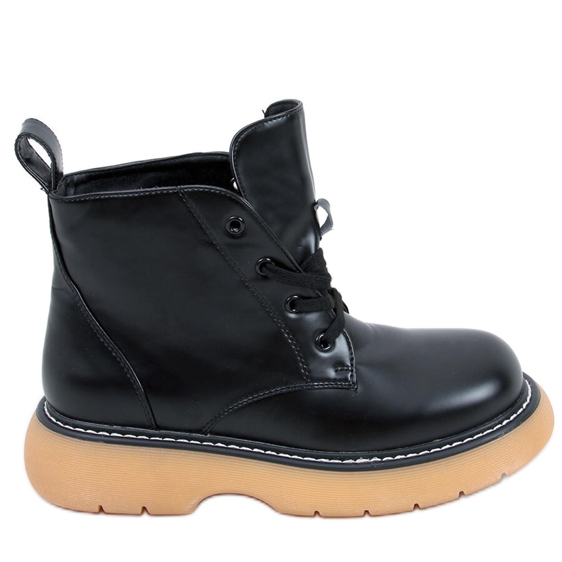 Botas bovver Gaia BLACK+Y negro