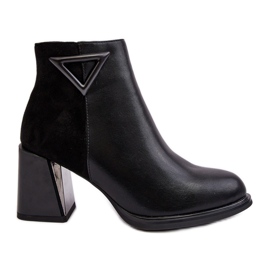 S.Barski Botines Mujer Piel D&amp;A CR8171 Negro