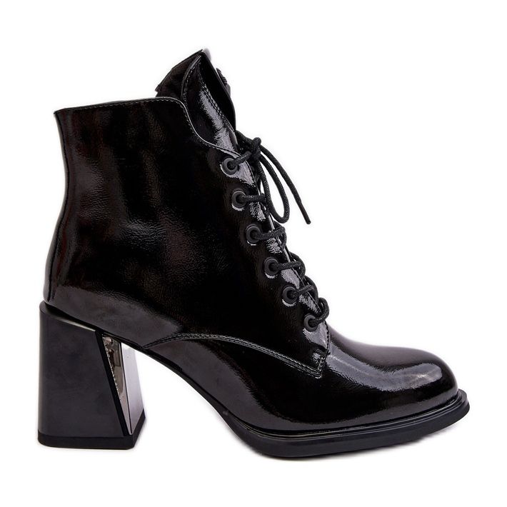 S.Barski Botas con Cordones Mujer D&amp;A CR8163 Negro