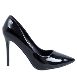 Zapatos de salón mujer lacados Rutina Negro