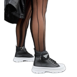 Zapatillas altas Bolman negras con plataforma negro Zapatillas altas Bolman negras con plataforma negro