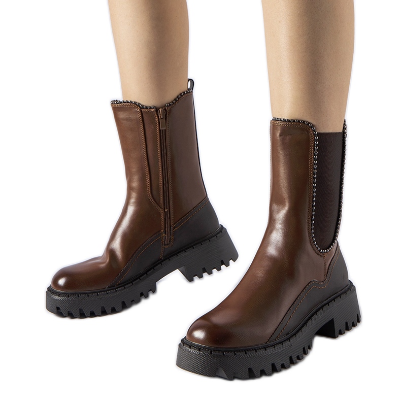 Botas con aislamiento marrón de Donigala