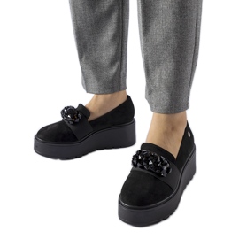 Zapatos plataforma Edma negros