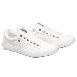 Zapatillas bajas de hombre en piel ecológica Big Star GG174028 blanco