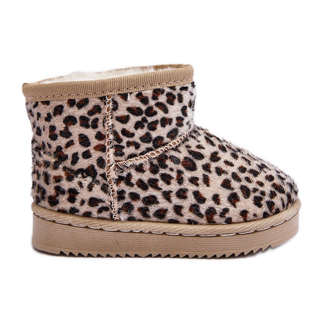 Botas de nieve cálidas para niños Gooby beige Botas de nieve cálidas para niños Gooby beige