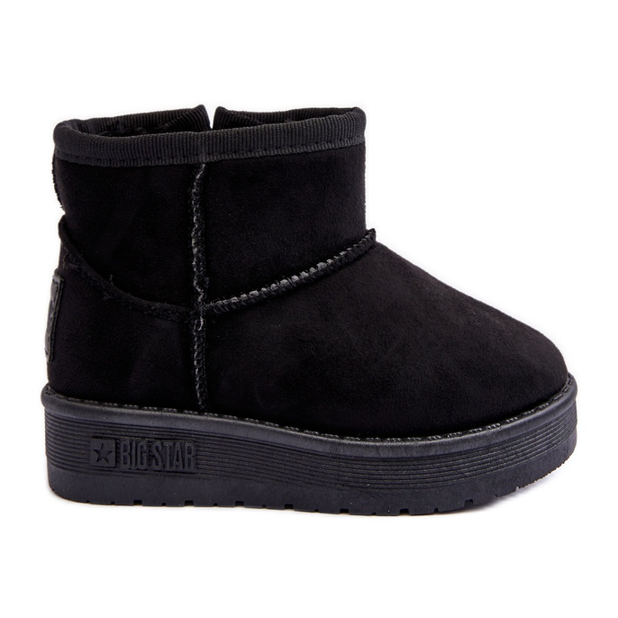 Botas de nieve sin cordones con aislamiento para niños Black Big Star MM374100 negro Botas de nieve sin cordones con aislamiento para niños Black Big Star MM374100 negro