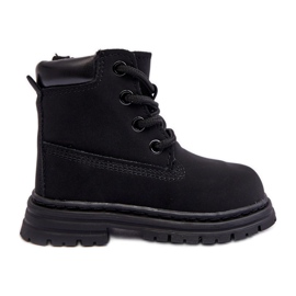 Botas Trapper Infantil Bansi Negras Con Cremallera negro