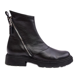 Botas Planas Mujer Piel Laura Messi 2620/975 Negro