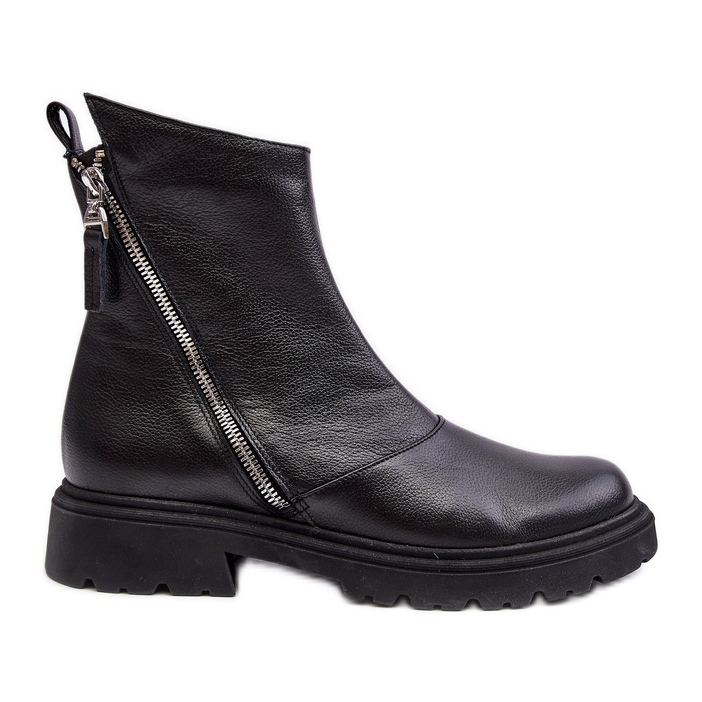Botas Planas Mujer Piel Laura Messi 2620/975 Negro
