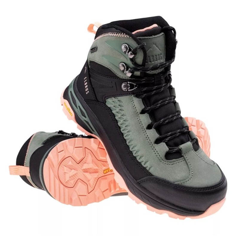 Zapatos Elbrus Engen Mid Wp Gr W 92800555459 verde