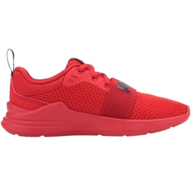 Zapatillas infantiles Puma Wired Run Jr rojo 374216 05