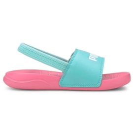 Sandalias para niños Puma Popcat 20 Backstrap Ac rosa 380555 08 azul