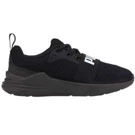 Zapatillas para niños Puma Wired Run negro 374216 01