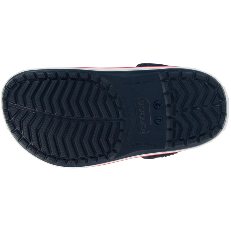Zuecos infantiles Crocs Kids Crocband Clog azul marino y rojo 207006 485
