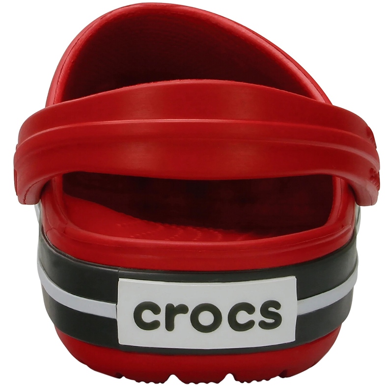 Crocs Kids Crocband Clog zuecos para niños rojo-gris 207006 6IB