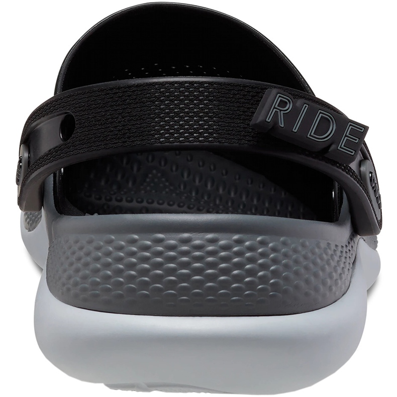 Zuecos Crocs LiteRide 360 ​​​​Clog negro y gris 206708 0DD