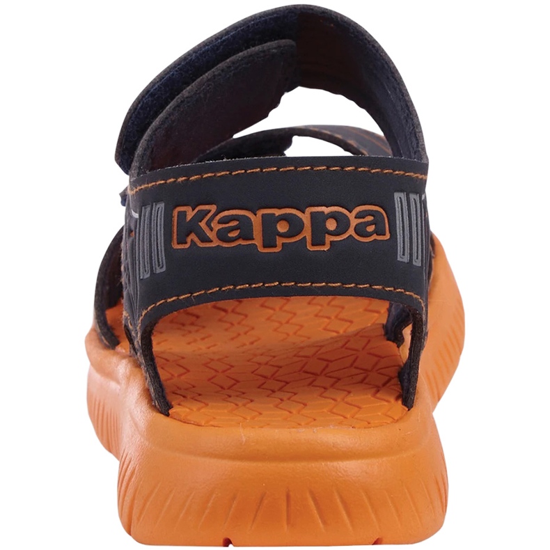 Sandalias para niños Kappa Kaleo K azul marino y naranja 260887K 6744